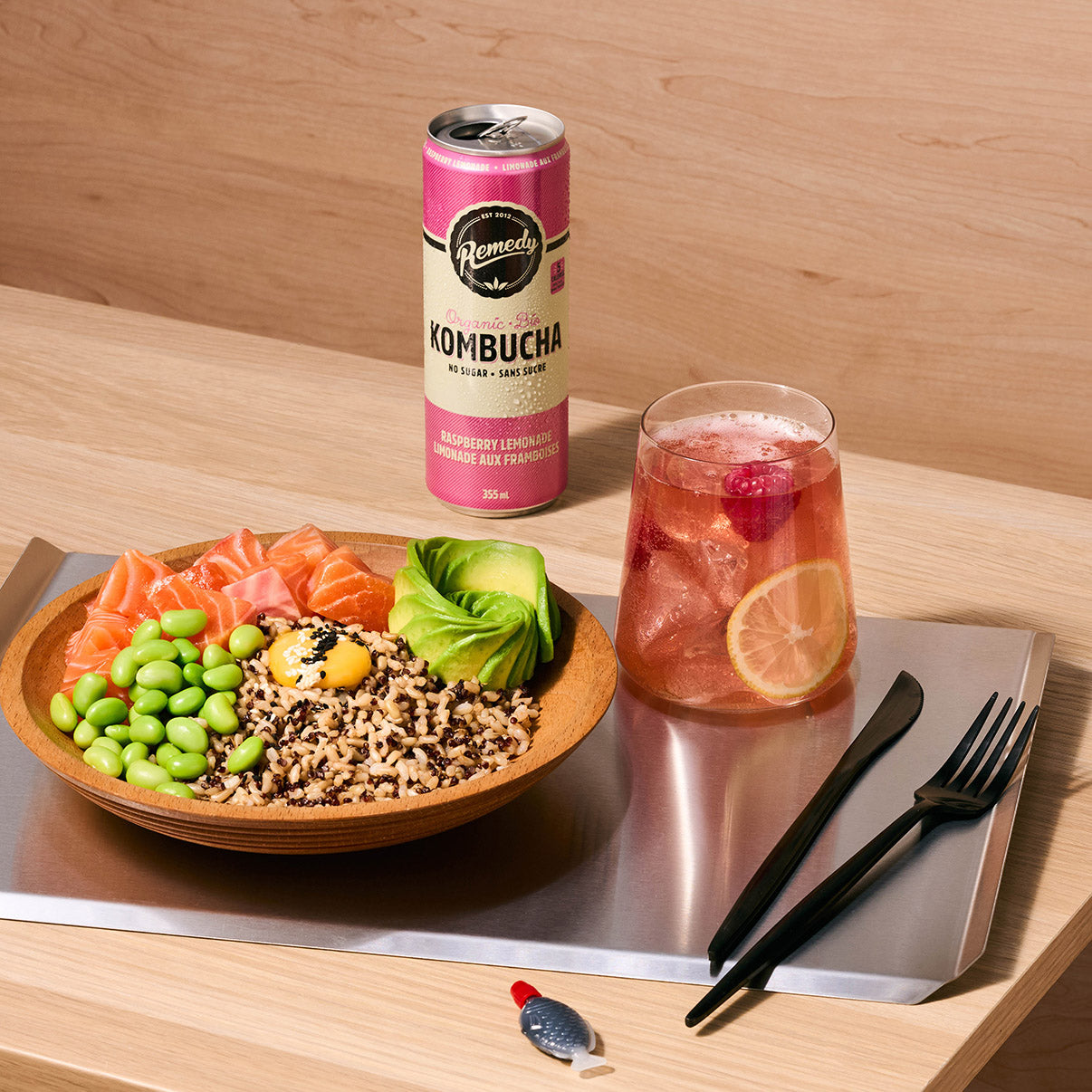 Remedy Kombucha Raspberry Lemonade