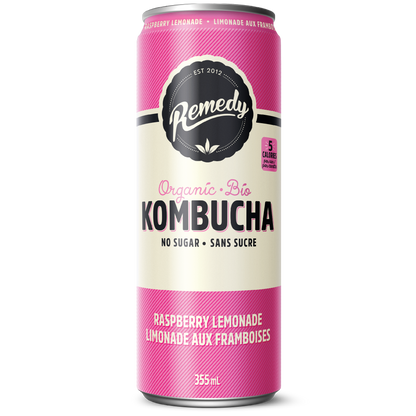Remedy Kombucha Raspberry Lemonade