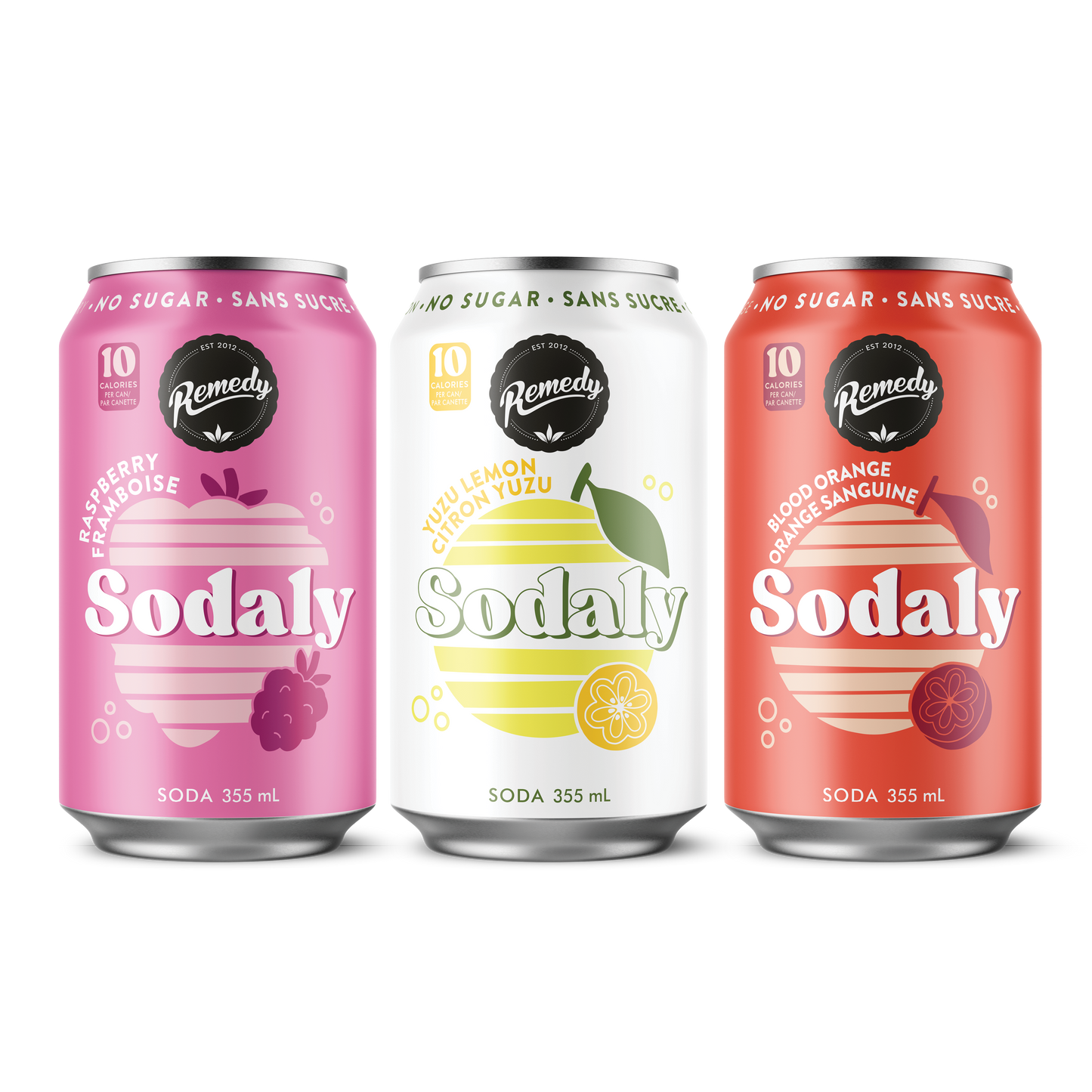 Remedy Sodaly 3 flavour Variety Pack