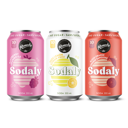 Remedy Sodaly 3 flavour Variety Pack