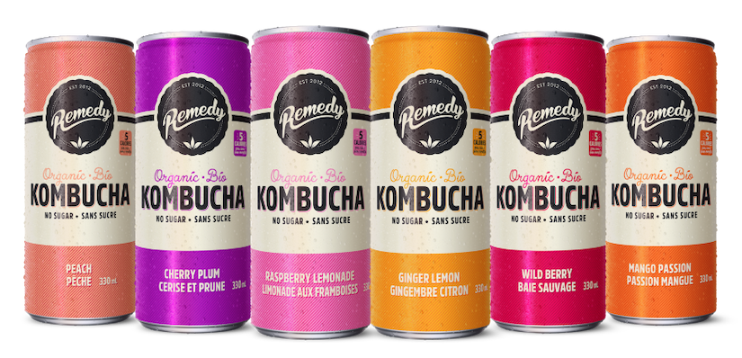 Remedy Kombucha 6 Flavour variety pack
