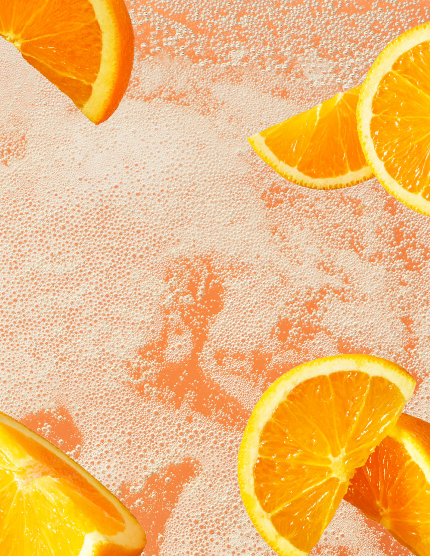 Remedy Kombucha Orange flavor background mobile