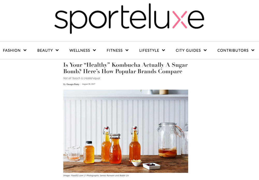 Sporteluxe Sugar Content Comparison