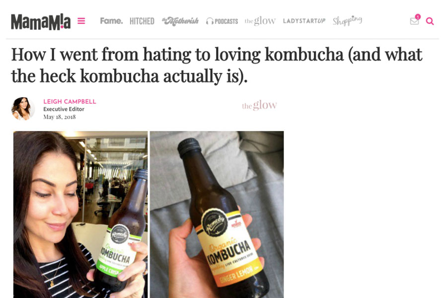 Mamamia: How this Mamamia editor became a kombucha convert