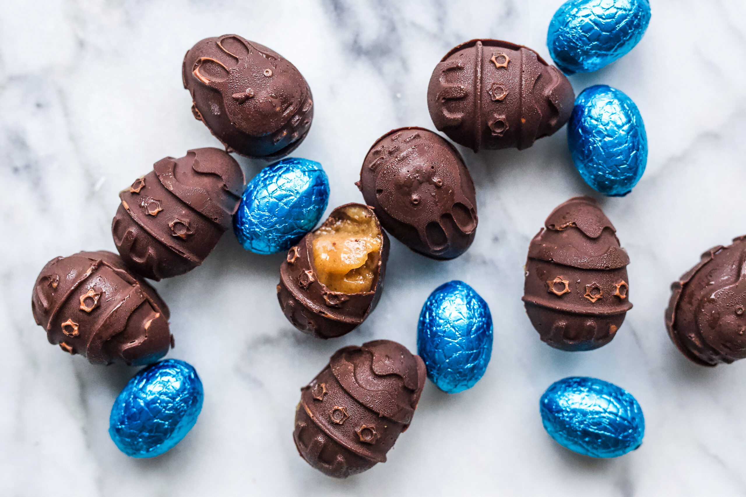 Nut Butter Caramel Eggs