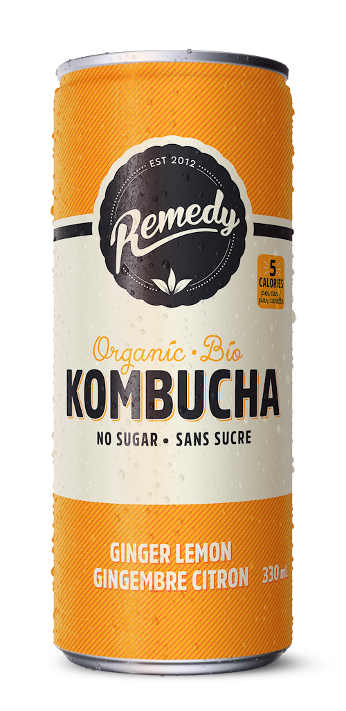 Remedy Ginger Lemon kombucha