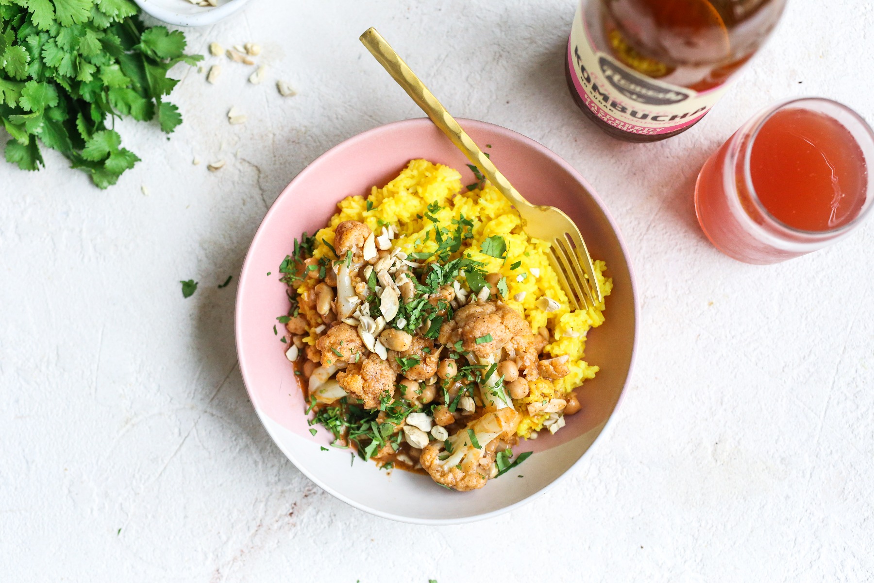 Cauliflower Chickpea Korma