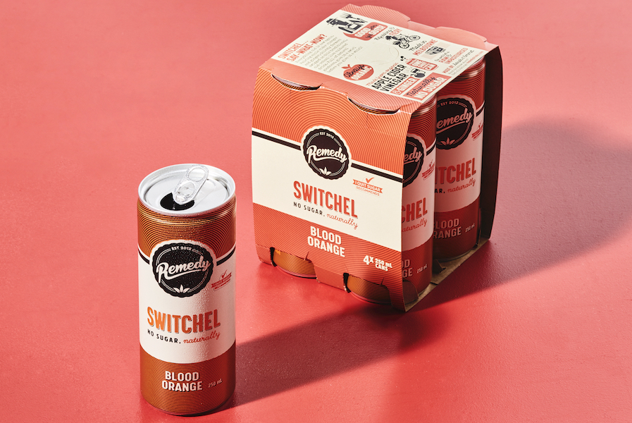 Remedy Switchel Blood Orange Cans