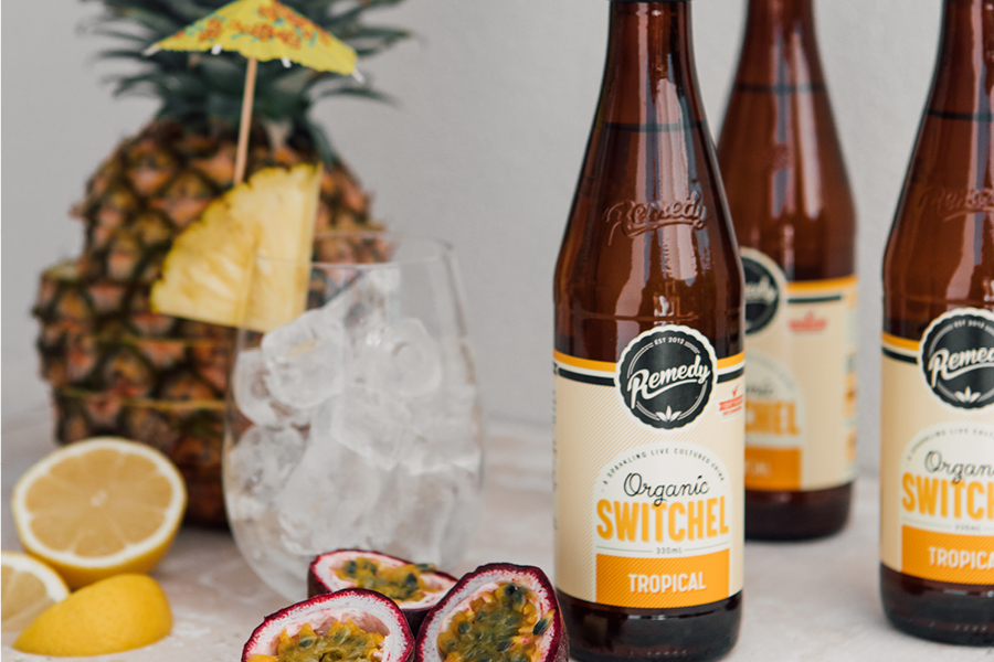 Remedy Tropical Switchel Bottles