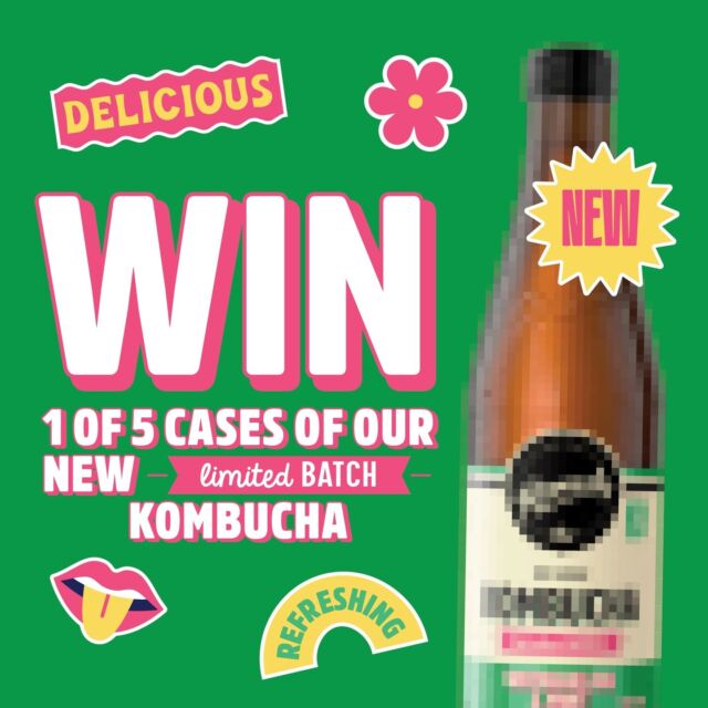 WIN OUR NEW LIMITED BATCH KOMBUCHA 😎

Wanna be one of the first to taste our brand new, summery as heck flave? Today, you can WIN 1 of 5 cases of our upcoming (highly requested) Limited Batch flave.

It's a pretty sweet deal, right? 😍

All you need to do is:
👉 Tag a mate (or tag a few! One tag = one entry)
👉 Make sure you're both following @remedydrinks
👉 Share this post to stories for bonus entries

Get tagging to get your hands on this delish new flave before anyone else.

(And no, we can't tell you what it is, but that's just part of the fun 😉)

P.S. We've gotta mention the T&Cs to keep Meta happy so... Entries close 11:59pm Sunday 1 October, 2023. Open to Aussie residents only. Winners will be selected randomly and notified via DM. This is in no way sponsored, administered, or associated with Instagram Inc. By entering, entrants confirm they are 16+ years of age, release Instagram of responsibility, and agree to Instagram's terms of use.