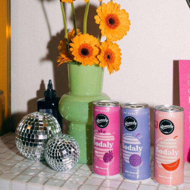 Nothing but the funkiest Sodaly sip-casions with @davines_australia 🪩